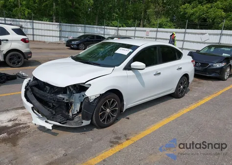 2015 Nissan Sentra S z USA, uszkodzony, nr VIN 3N1AB7AP8FY289262